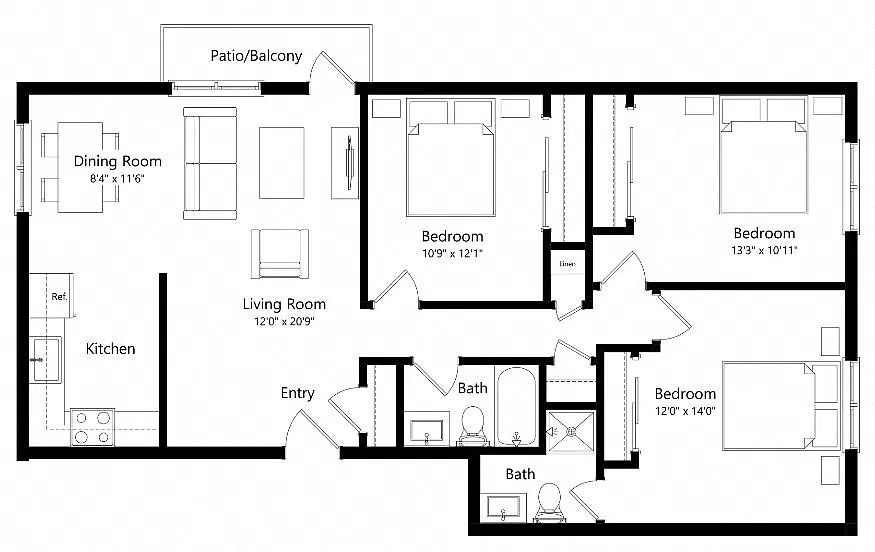 Floor plan C3-C