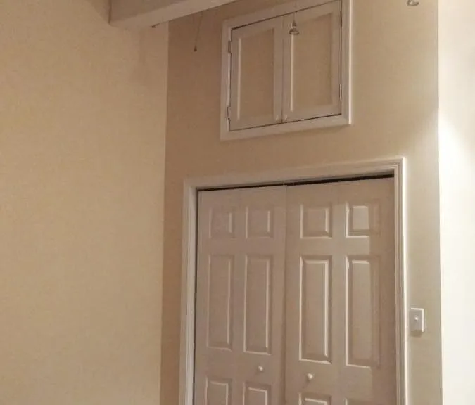 Basement closet