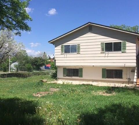 Back side view of windows.  These windows are on order and shutters to be replac