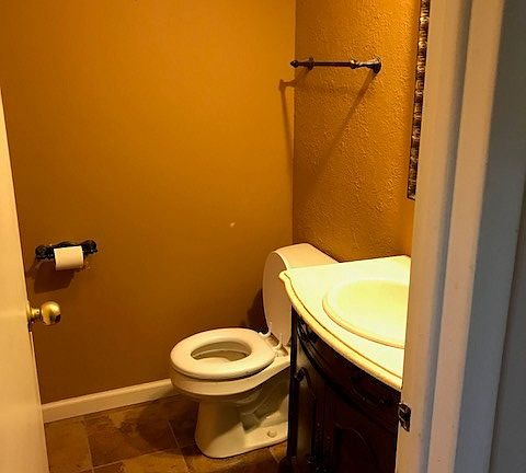 Downstairs half bath