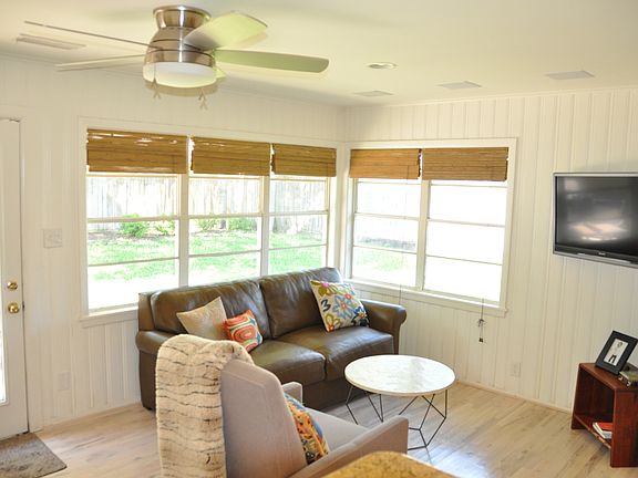 Den space is bright and open, perfect area to gather the fam