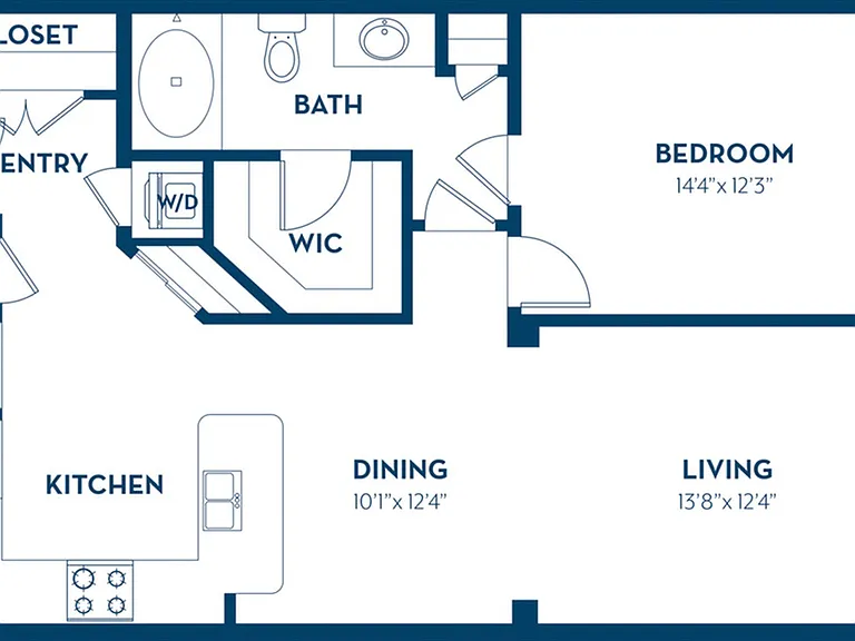 1 Bedroom | 1 Bath | 942 SF | Renovated 1 Bedroom | 1 Bath | 942 SF | Renovated