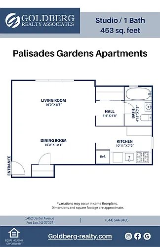 Floor plan Studio