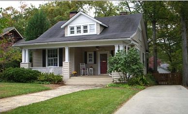 Southern front porch charm