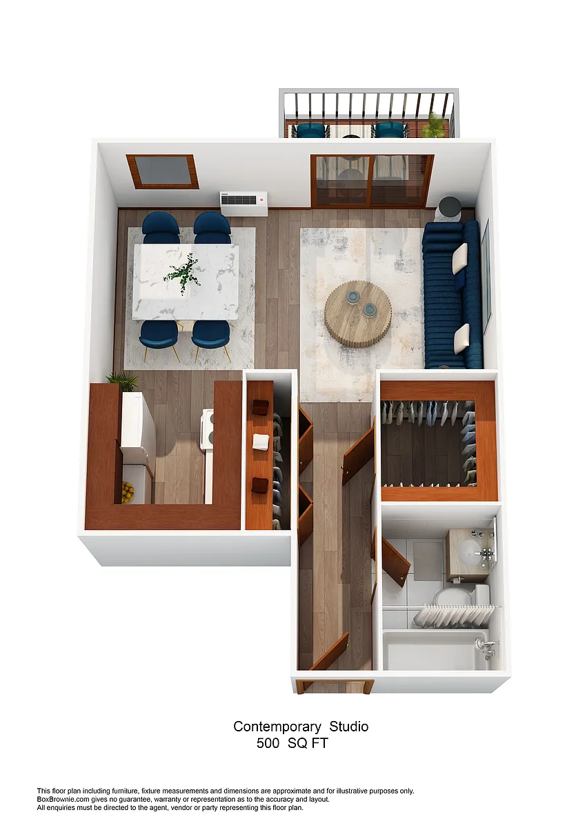 Floor plan Studio