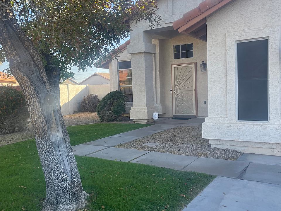Front door and garage window