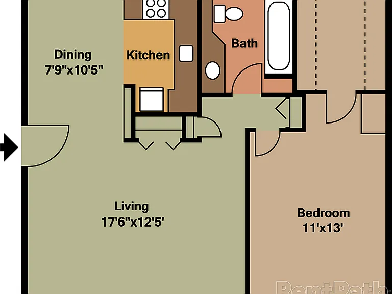 1 Bedroom Becket 1 Bedroom Becket