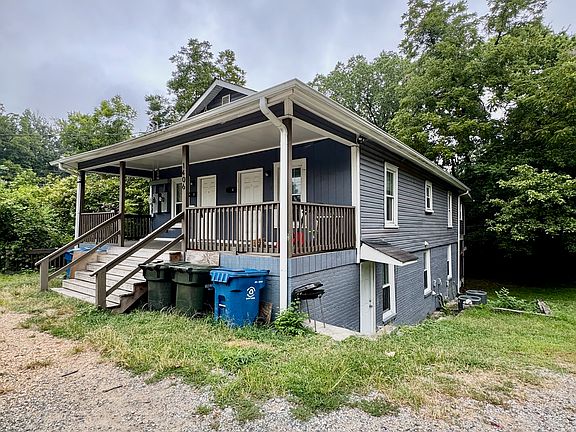 Side view of home from parking area.