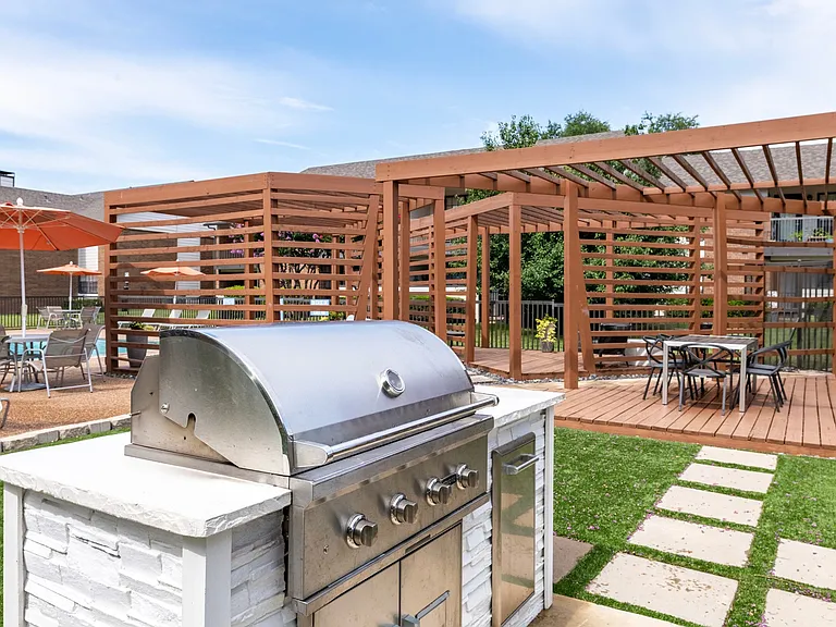 Poolside Grilling Station
