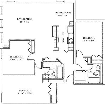 Floor plan The Auburn