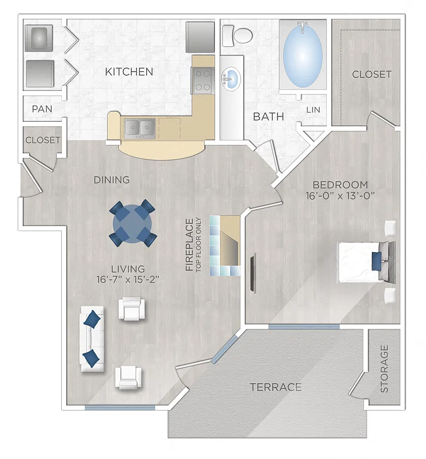 Floor plan LE TUSCANY (A2)