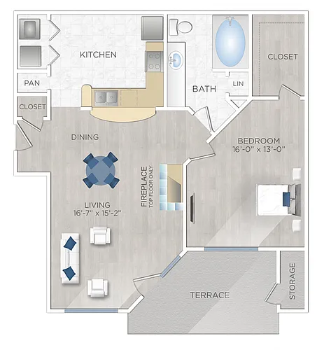 Floor plan LE TUSCANY (A2)