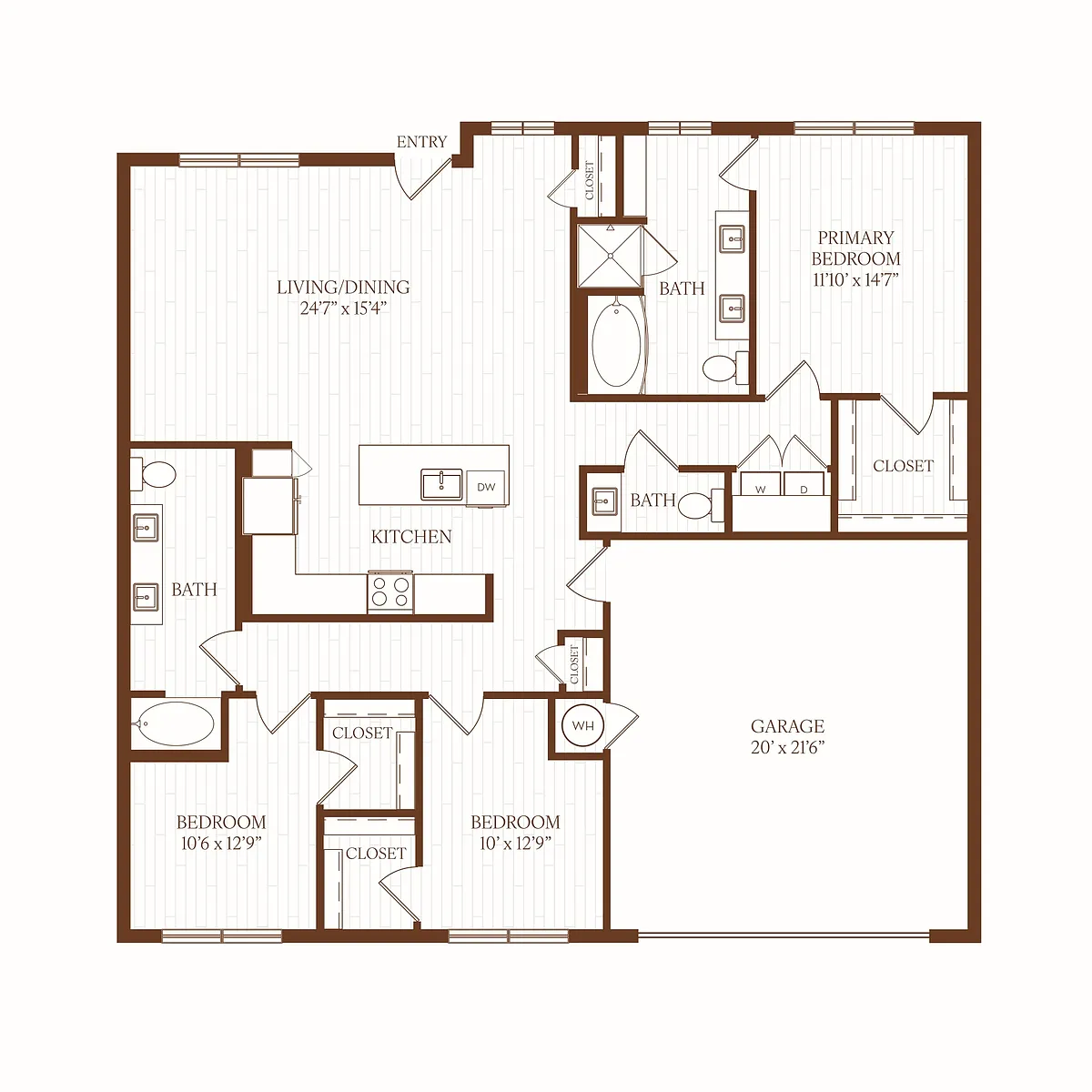 Floor plan D1