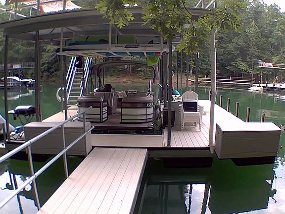 Party Deck dock 28’ slip 