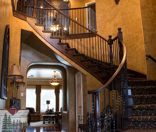 Exquisite entry sets the tone for the rest of the home