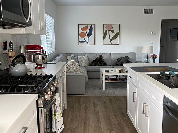 Kithcen and open concept living/dining room