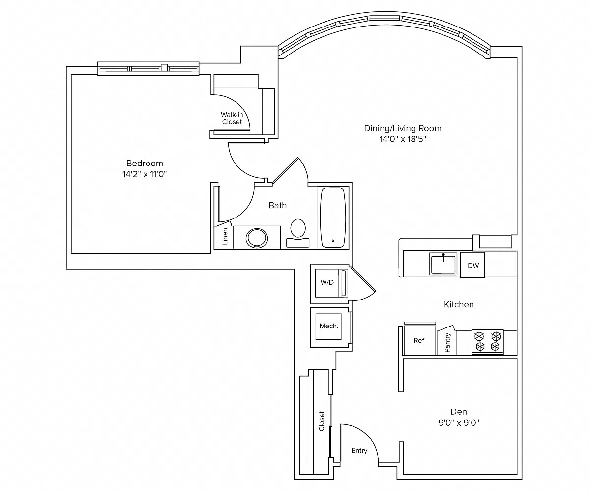 Floor plan A11D