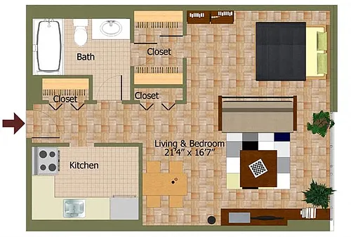 Floor plan A-2