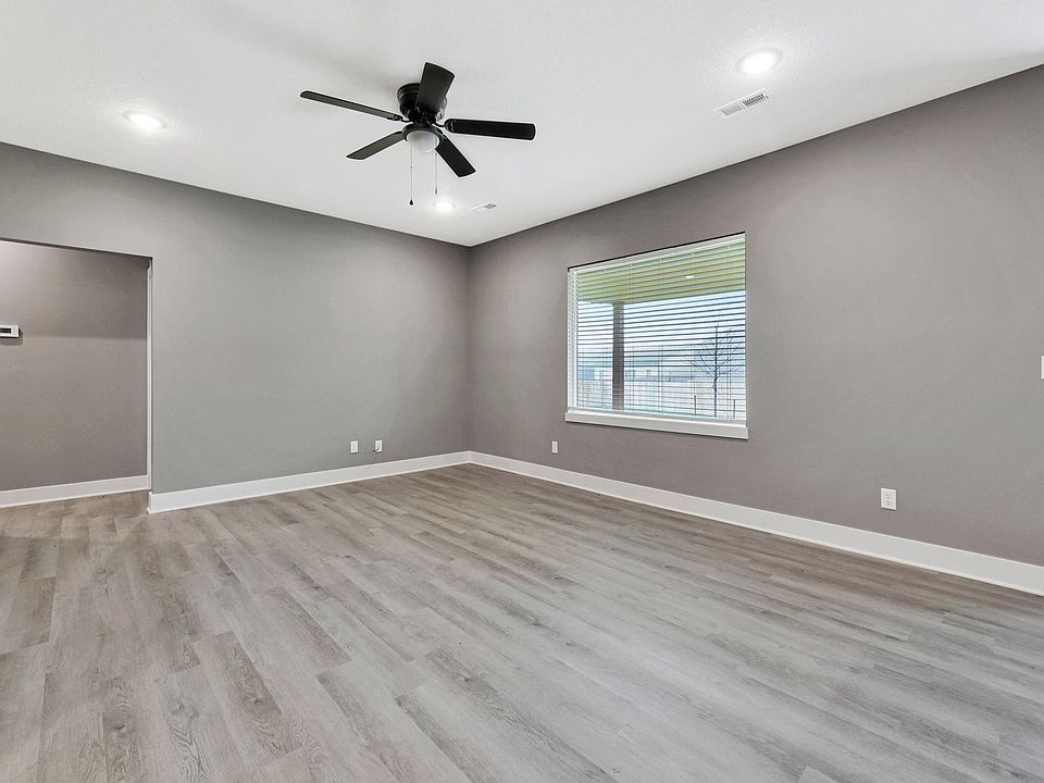 Large open living room