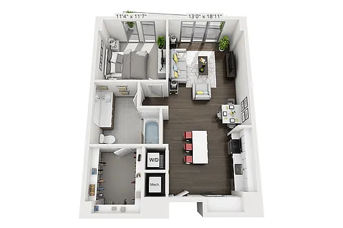 Floor plan A1D