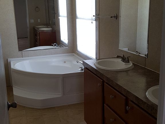 Master bath with double sinks