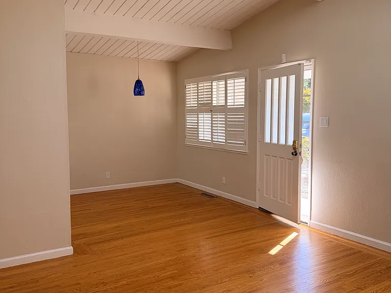 living room facing towards dining area