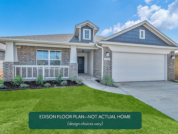 New Home Harrah OK- Edison Plan
