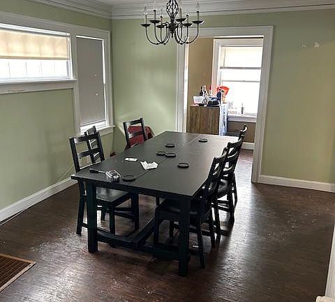Spacious dining room