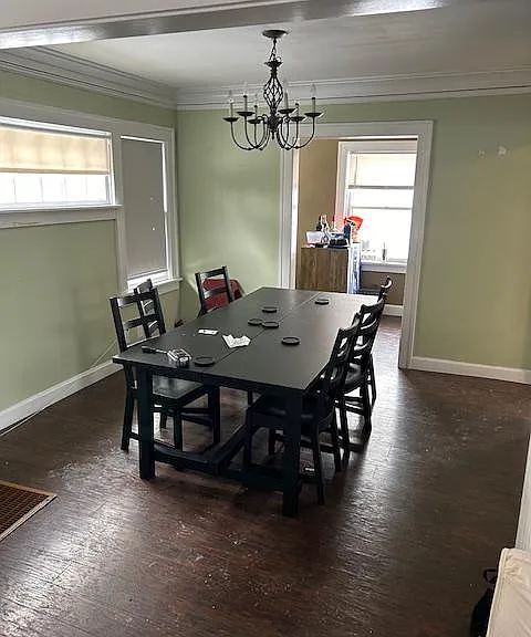 Spacious dining room