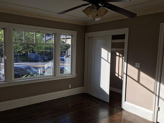 Bedroom right side with view of closet.