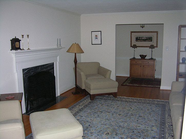 Living Room With Fire Place, Main Floor