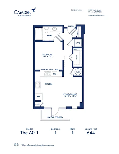Floor plan A01