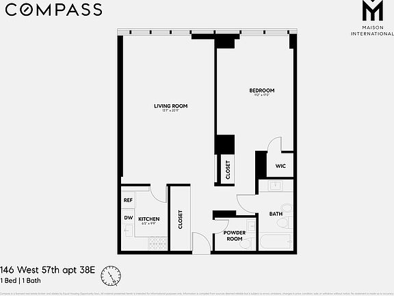 2nd image of 146 W 57th St APT 38E