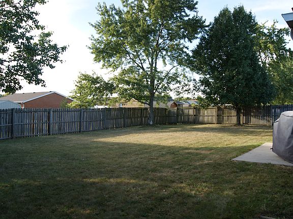 fenced in yard