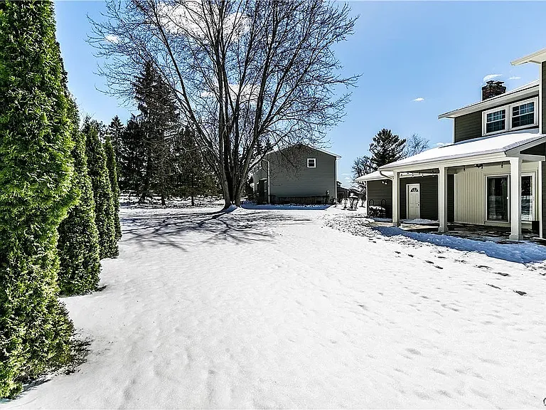 Back side view in Winter