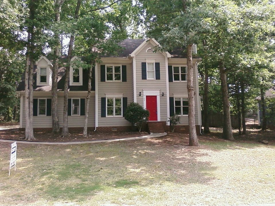 large wooded lot
