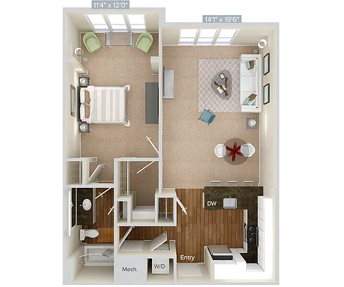Floor plan A9-1-870
