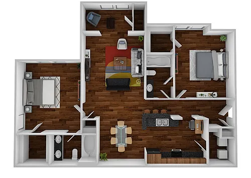 Floor plan B3 - The Winchester