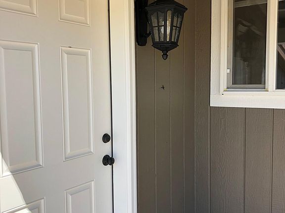 Side door and kitchen window