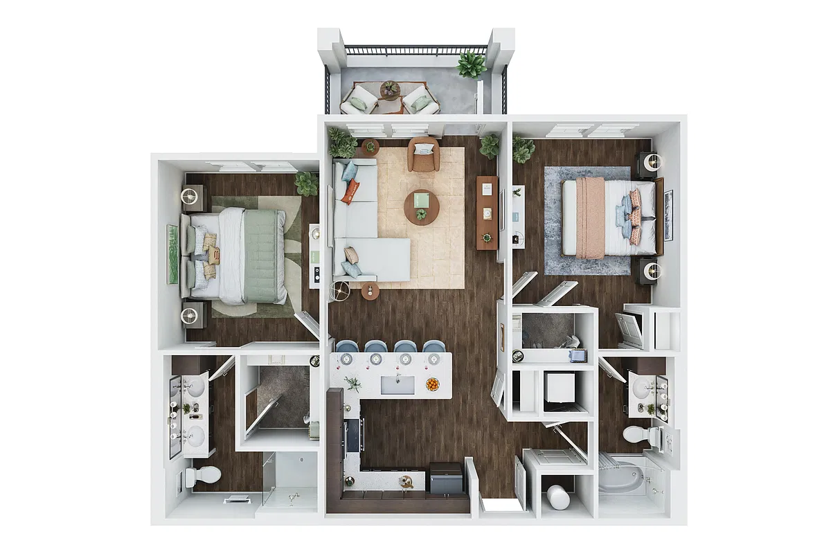 Floor plan The Everly