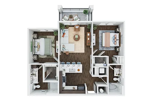 Floor plan The Everly