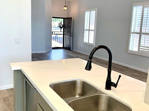 Marble look countertops