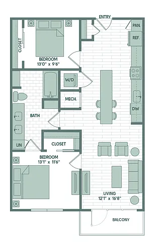Floor plan B2