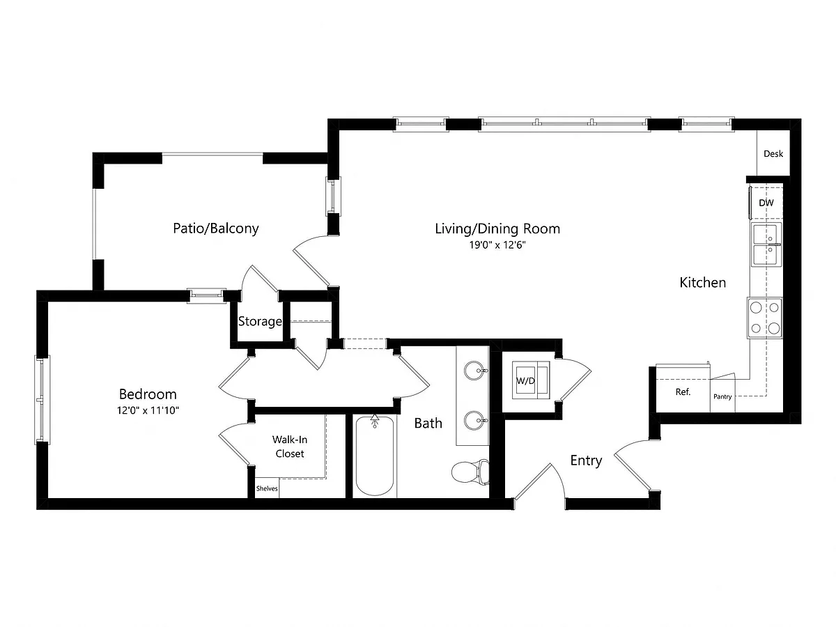Floor plan 1-1 ALT 1