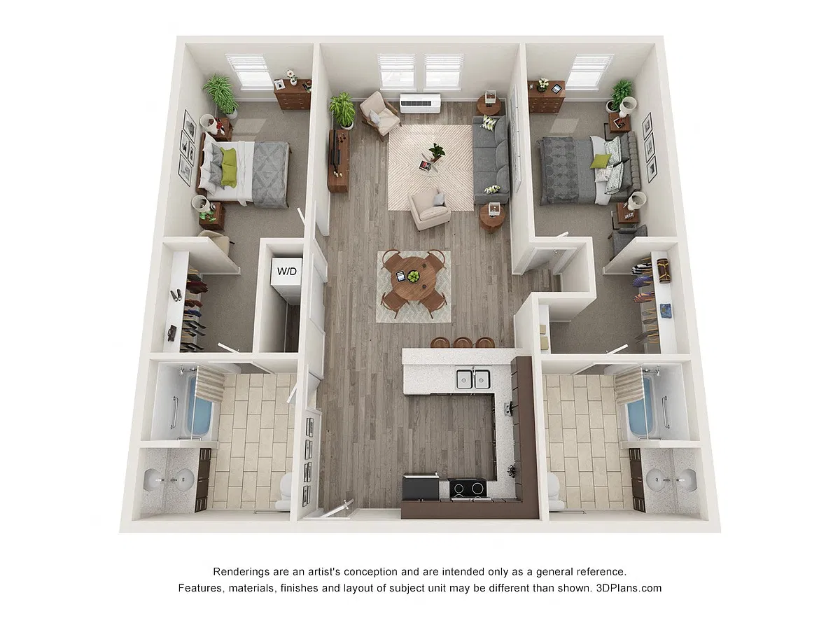 Floor plan 2X2