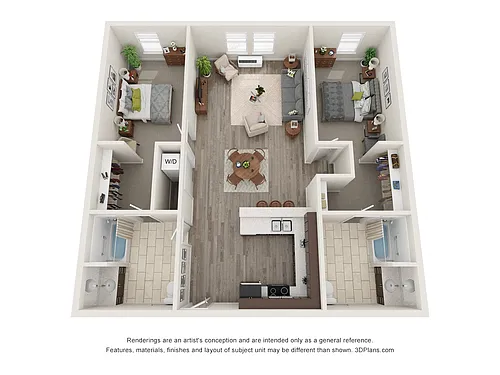 Floor plan 2X2