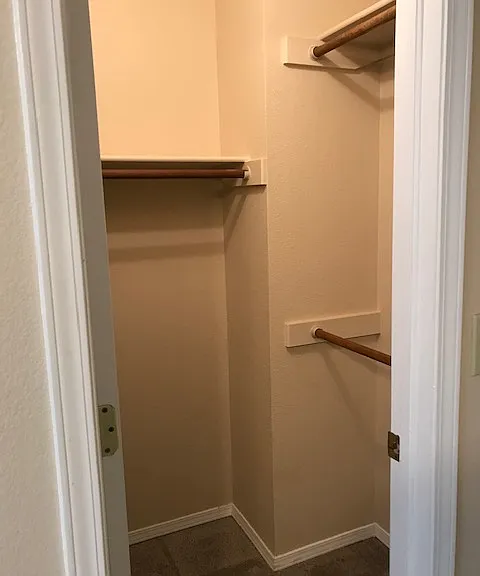Large closet in bedroom 1.