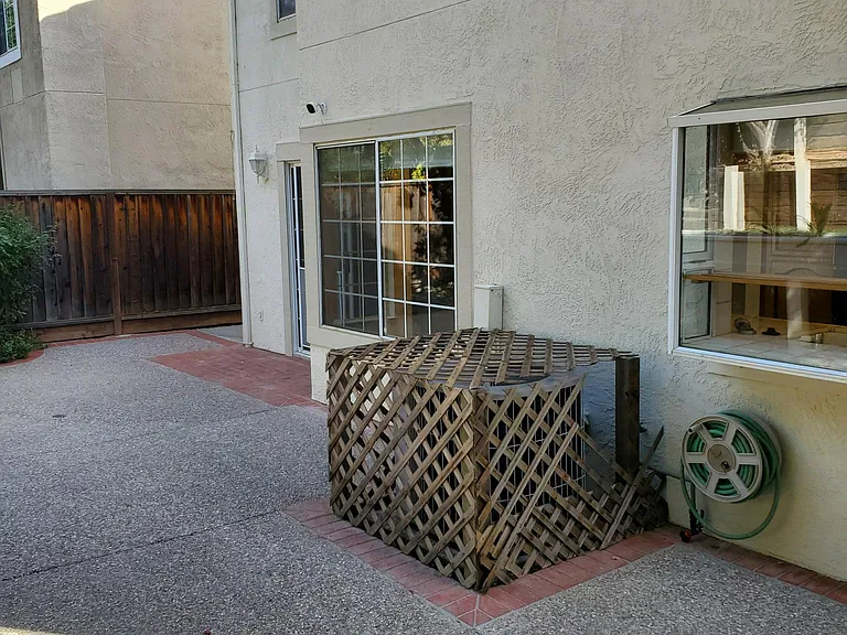 backyard retreat from right-rear view