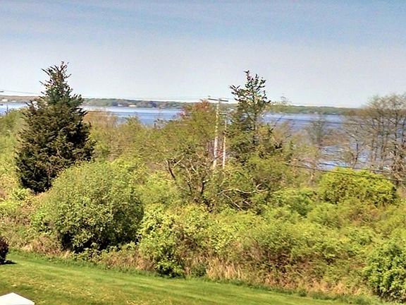 View of Narragansett Bay from the deck