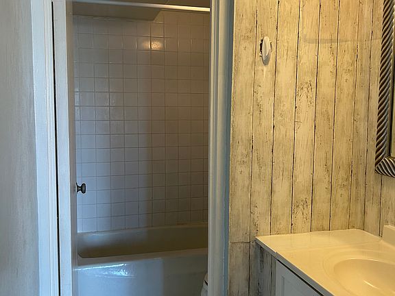 Bathroom Vanity leading to Bath/shower